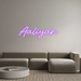 Custom Neon: Aaliyah - Neon Filter