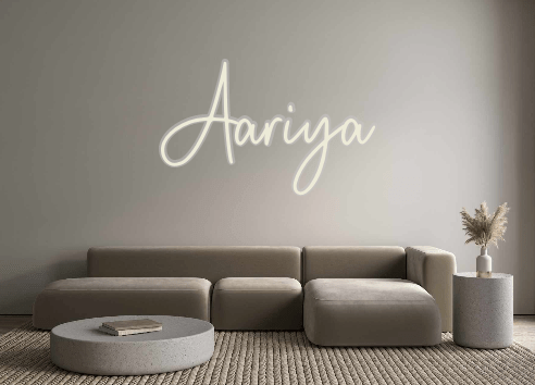 Custom Neon: Aariya - Neon Filter