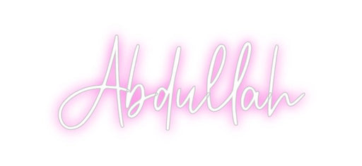 Custom Neon: Abdullah - Neon Filter