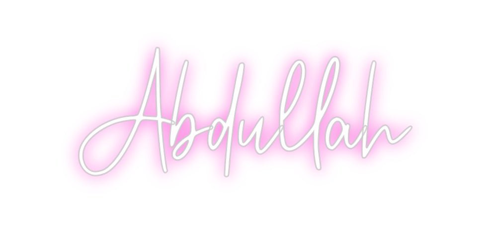 Custom Neon: Abdullah - Neon Filter