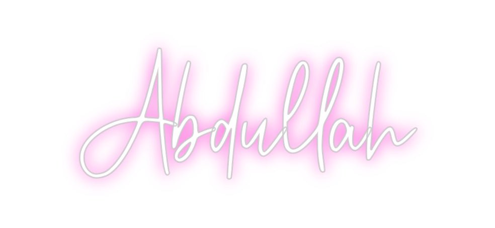 Custom Neon: Abdullah - Neon Filter