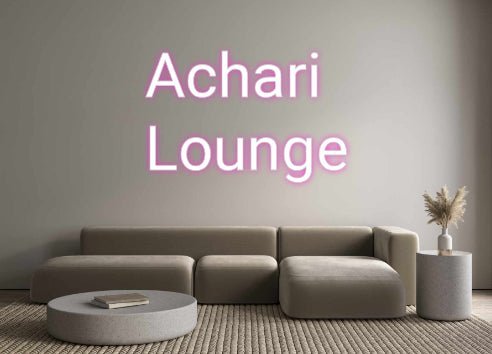 Custom Neon: Achari Lounge - Neon Filter