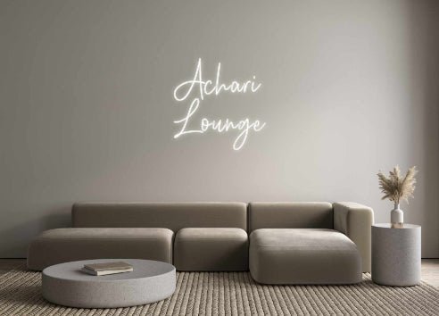 Custom Neon: Achari Lounge - Neon Filter