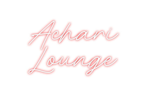 Custom Neon: Achari Lounge - Neon Filter