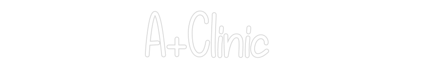 Custom Neon: A+Clinic - Neon Filter