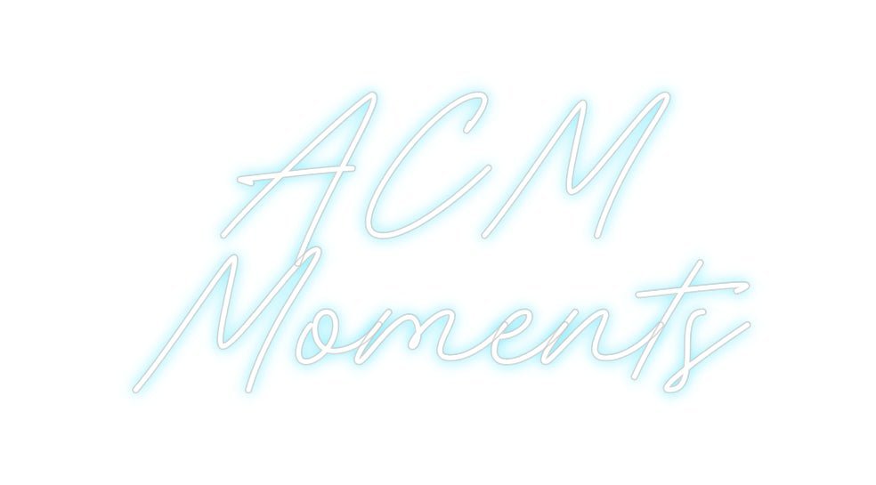 Custom Neon: ACM Moments - Neon Filter