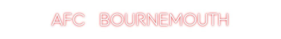 Custom Neon: AFC BOURNEMO... - Neon Filter