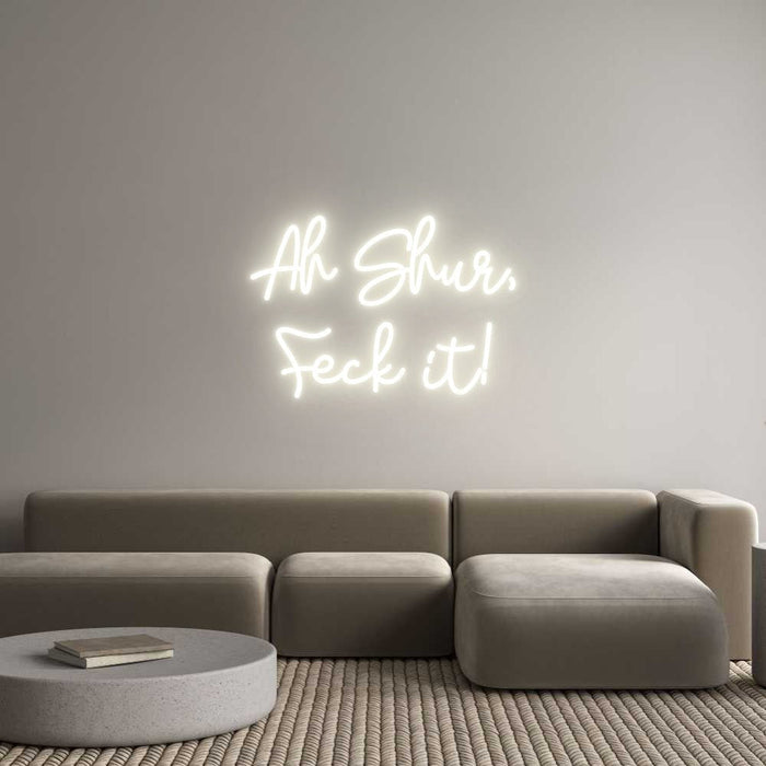 Custom Neon: Ah Shur, Fec... - Neon Filter