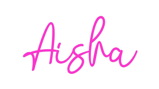 Custom Neon: Aisha - Neon Filter