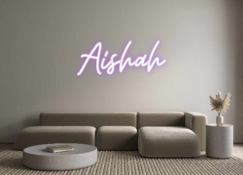 Custom Neon: Aishah - Neon Filter