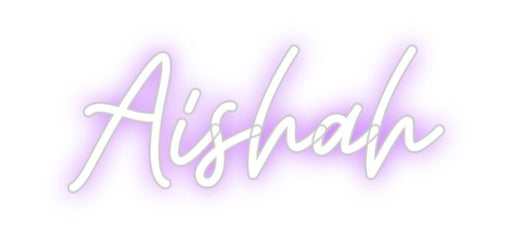 Custom Neon: Aishah - Neon Filter