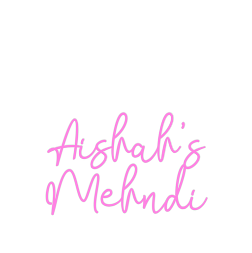 Custom Neon: Aishah’s Mehndi - Neon Filter