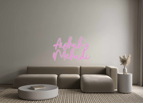 Custom Neon: Aishah’s Mehndi - Neon Filter