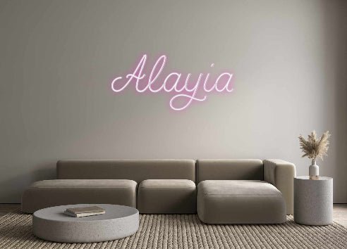 Custom Neon: Alayia - Neon Filter