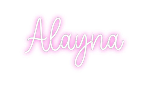 Custom Neon: Alayna - Neon Filter