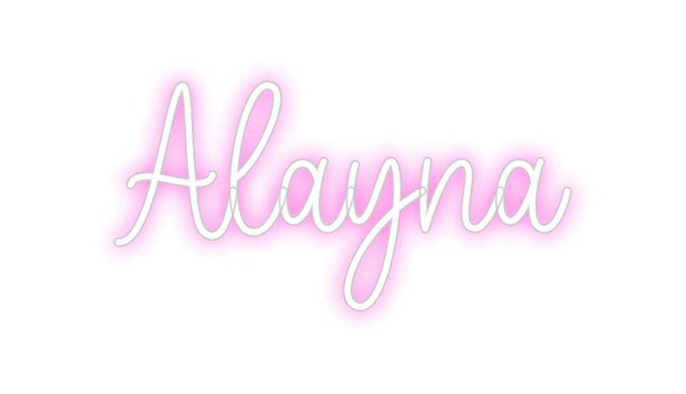 Custom Neon: Alayna - Neon Filter