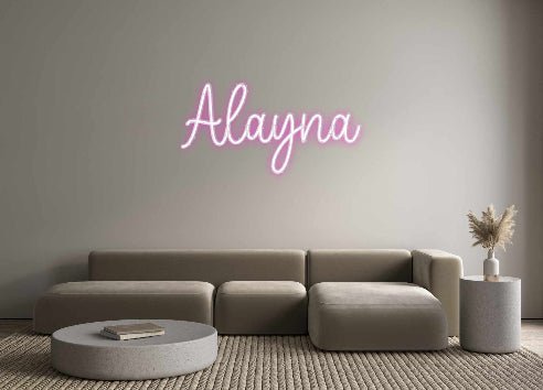 Custom Neon: Alayna - Neon Filter