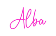 Custom Neon: Alba - Neon Filter