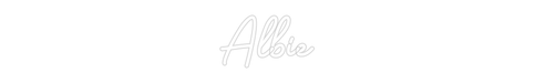 Custom Neon: Albie - Neon Filter