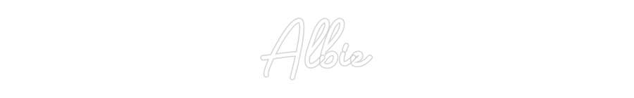 Custom Neon: Albie - Neon Filter