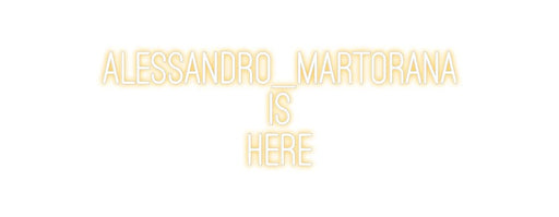 Custom Neon: Alessandro_Ma... - Neon Filter