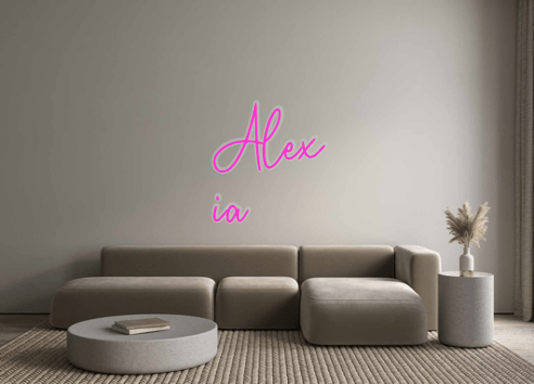 Custom Neon: Alex ia - Neon Filter