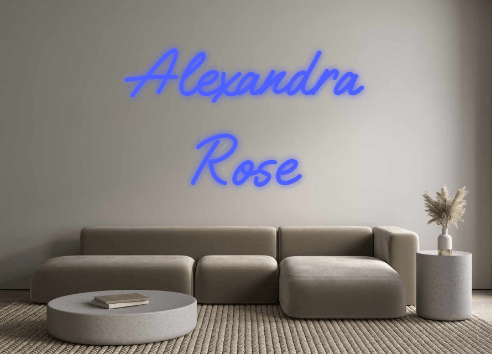 Custom Neon: Alexandra Rose - Neon Filter