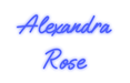 Custom Neon: Alexandra Rose - Neon Filter