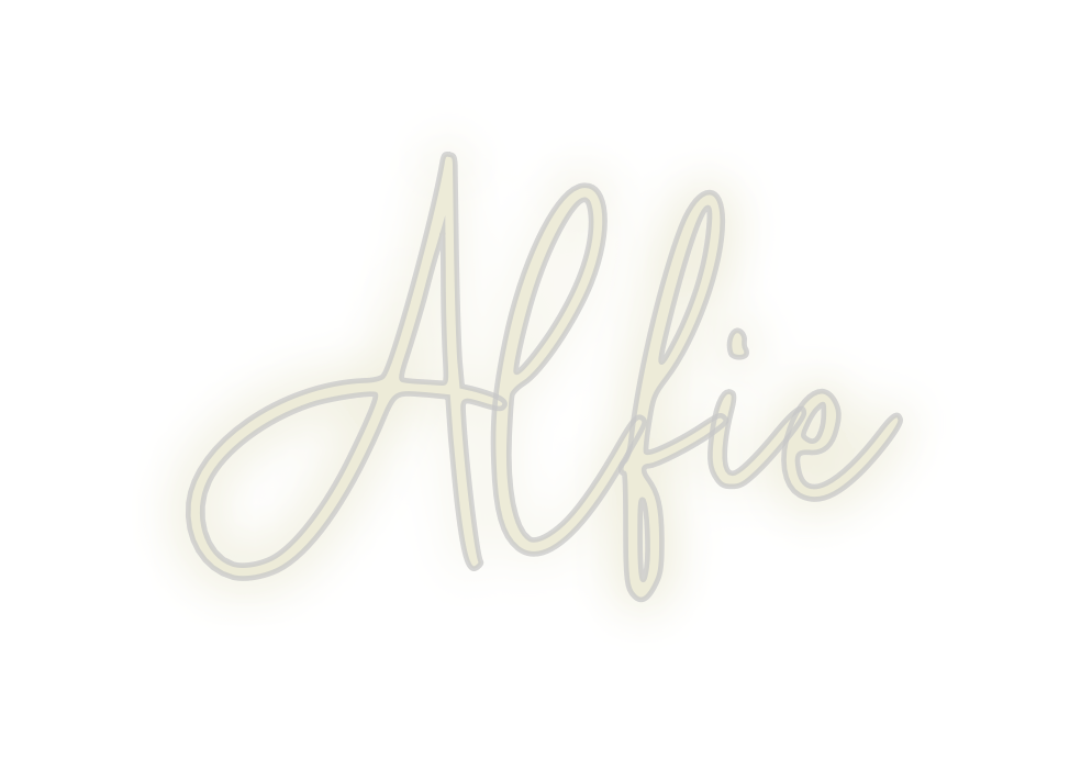 Custom Neon: Alfie - Neon Filter