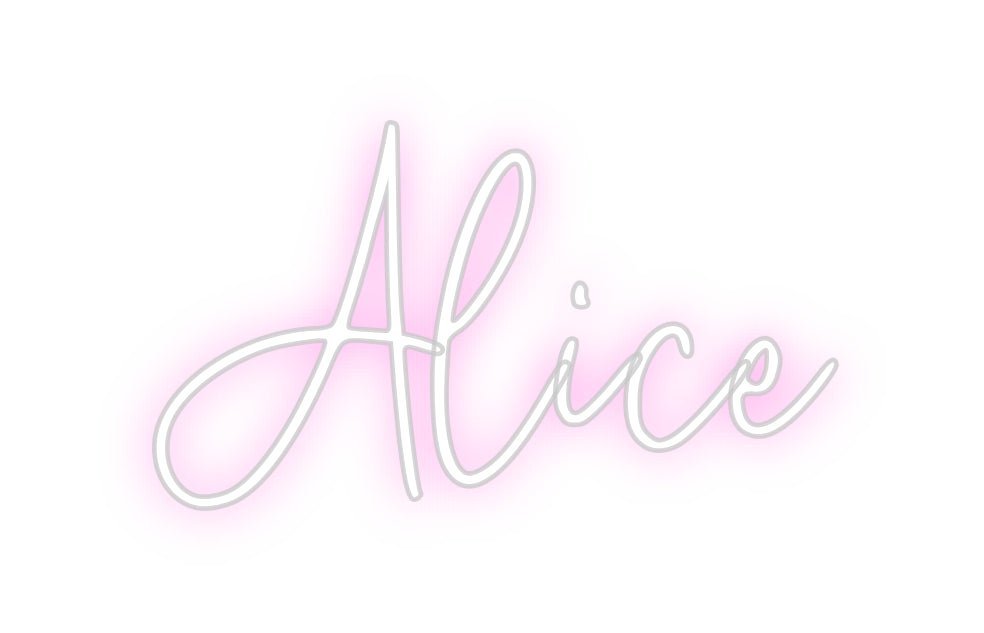 Custom Neon: Alice - Neon Filter