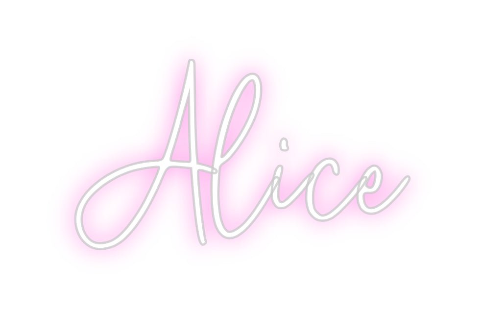 Custom Neon: Alice - Neon Filter