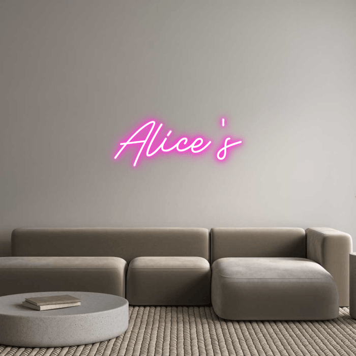 Custom Neon: Alice's - Neon Filter