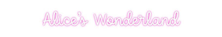 Custom Neon: Alice’s Wonde... - Neon Filter