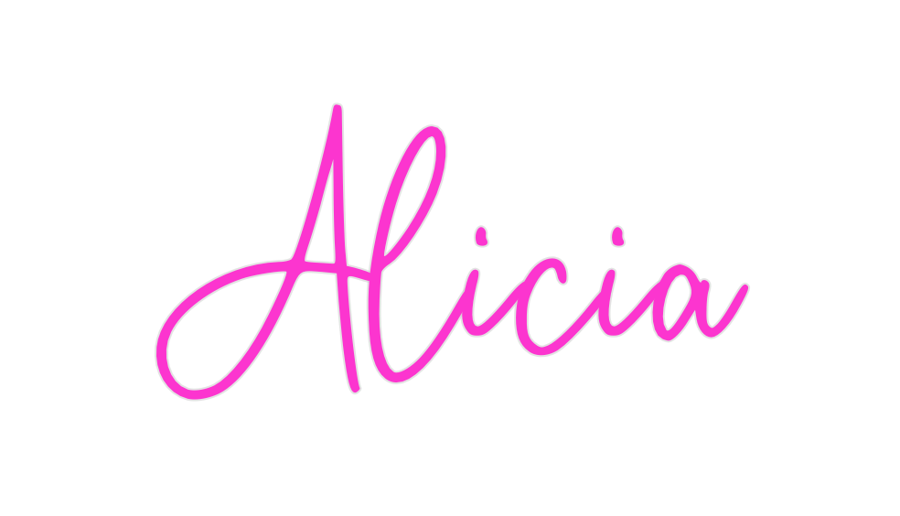 Custom Neon: Alicia - Neon Filter