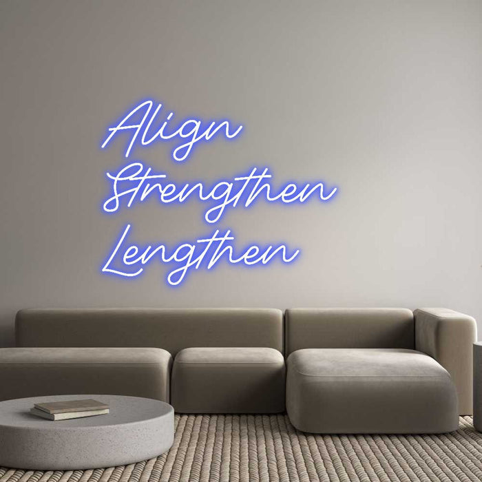 Custom Neon: Align Streng... - Neon Filter