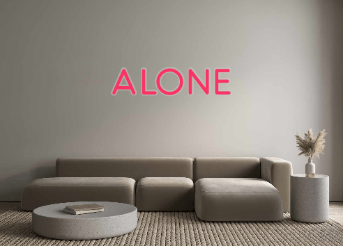 Custom Neon: ALONE - Neon Filter