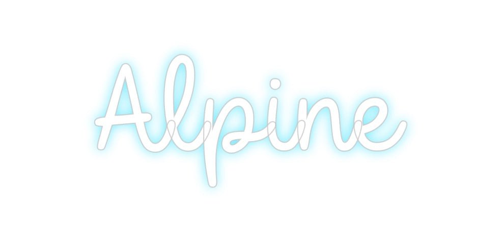 Custom Neon: Alpine - Neon Filter