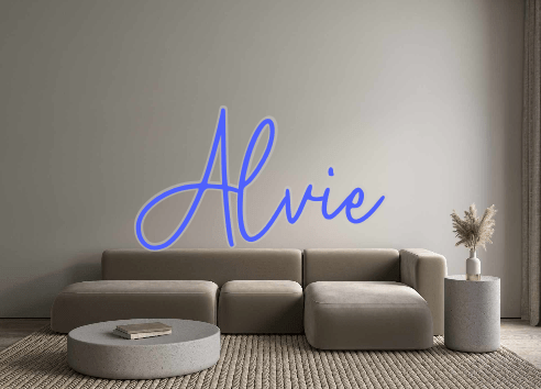 Custom Neon: Alvie - Neon Filter