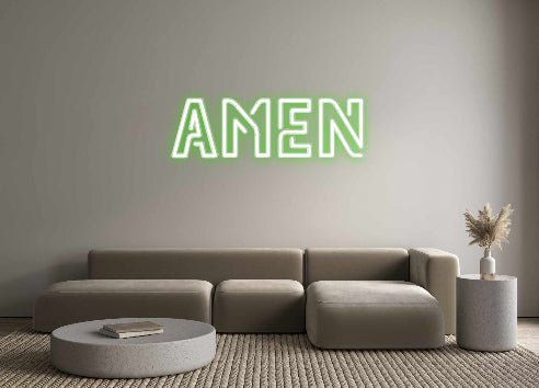 Custom Neon: Amen - Neon Filter