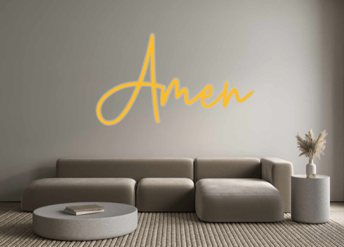 Custom Neon: Amen - Neon Filter