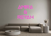 Custom Neon: AMIRA & REYAH - Neon Filter