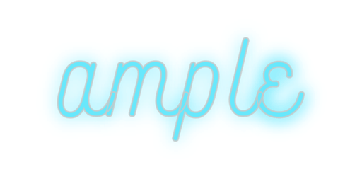 Custom Neon: ample - Neon Filter