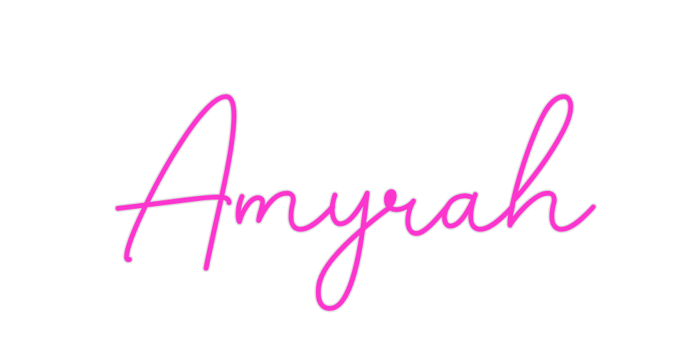 Custom Neon: Amyrah - Neon Filter