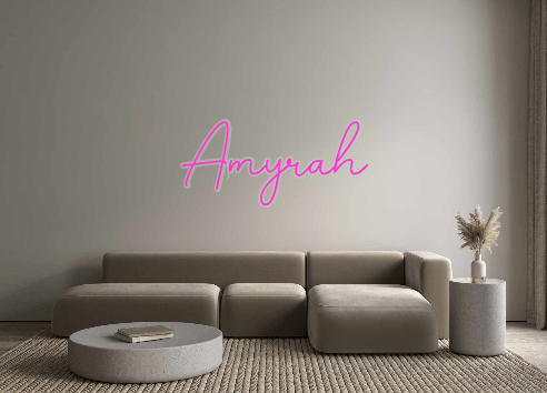 Custom Neon: Amyrah - Neon Filter