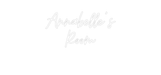 Custom Neon: Annabelle’s ... - Neon Filter