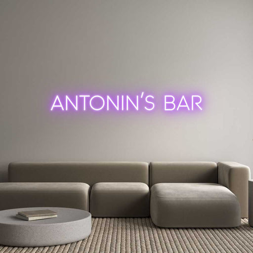 Custom Neon: Antonin’s Bar - Neon Filter