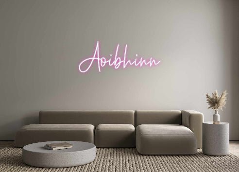 Custom Neon: Aoibhinn - Neon Filter