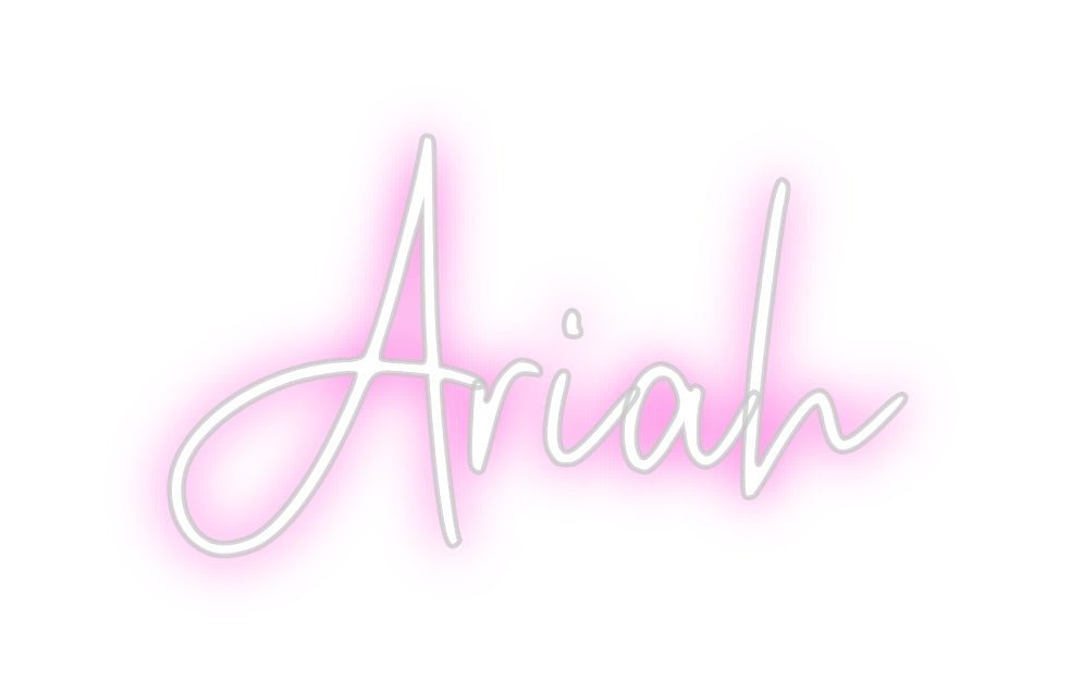 Custom Neon: Ariah - Neon Filter