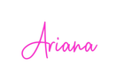 Custom Neon: Ariana - Neon Filter