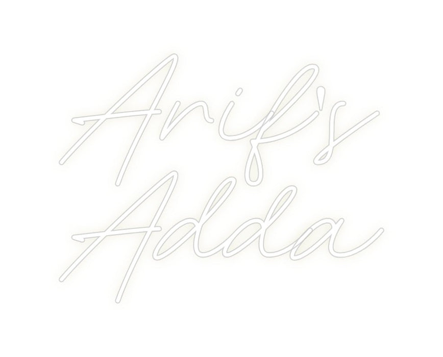 Custom Neon: Arif's Adda - Neon Filter